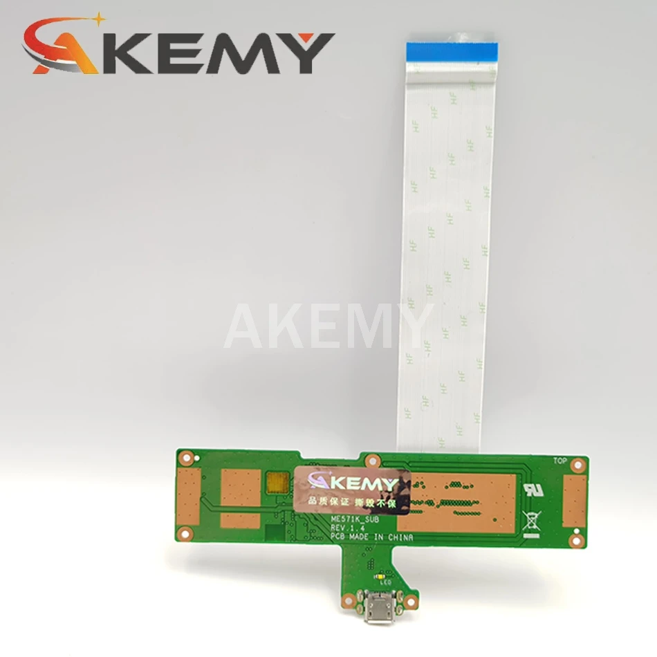 Original ME571K_SUB For ASUS Nexus 7 ME571K USB board charger board touch control board with CABLE test good free shipping