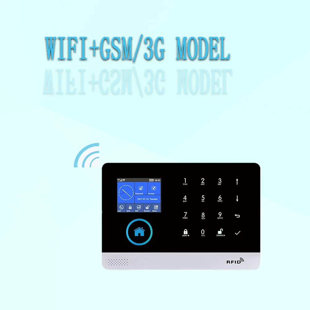 Sistema de Alarme Segurança do Assaltante Remoto com Telefone em Casa Gsm sem Fio em Casa Wifi Alarme Incêndio Controle ys App 5 sistema de alarme segurança do assaltante alarme