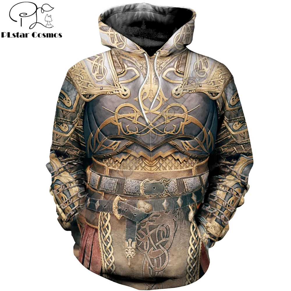 Мужская толстовка с объемным принтом God Of War Armor Kratos свитшот капюшоном в стиле