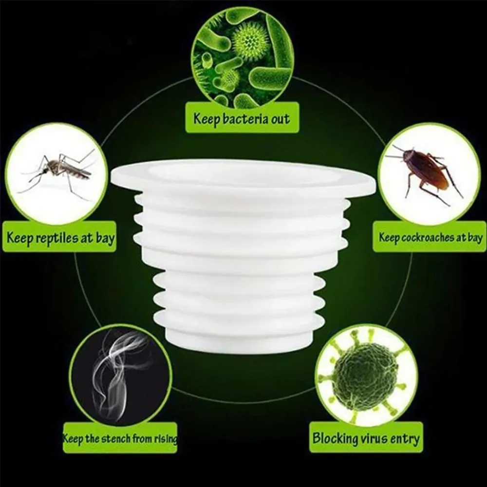 Multifunctional sewer deodorant sealing plug bathroom plug trap water filter sewer deodorant sealing plug 30J8 (7)