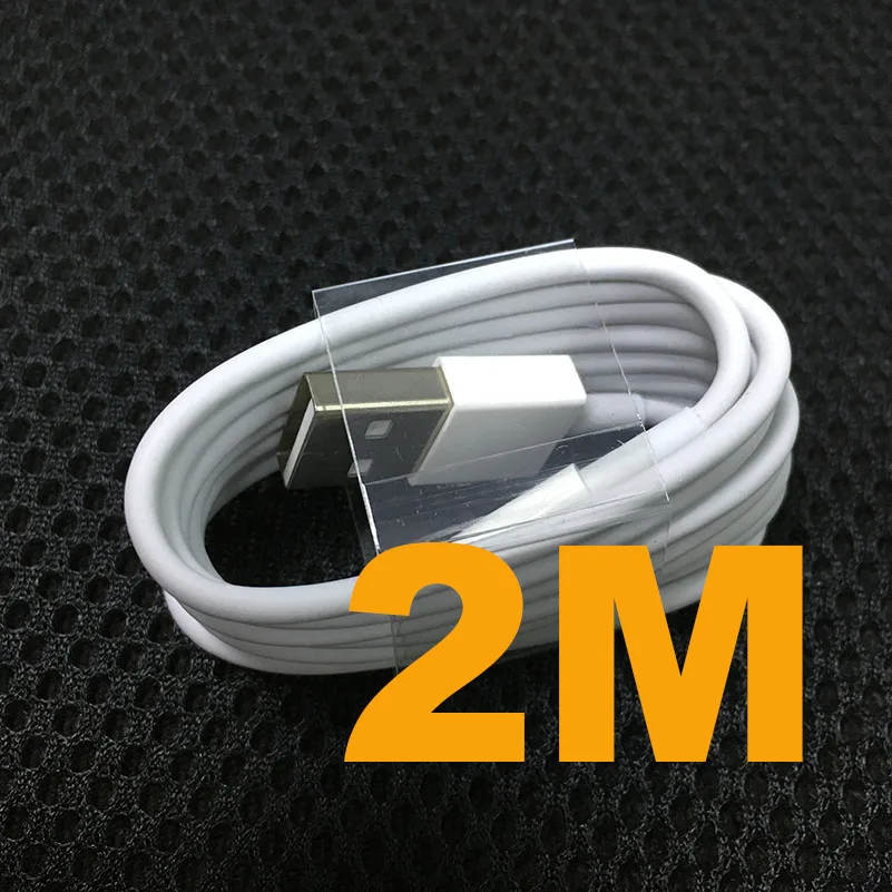 Комплект 1 м USB кабель+ ЕС штекер USB зарядное устройство для iPhone 7 8 Plus X XR XS Max 11 5s 6S 6 USB кабель для зарядки данных ЕС Путешествия настенное зарядное устройство - Цвет: 8pin cable 2M