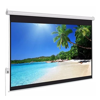 

72 Inch Electric Motorized Tubular Motor for Projection Screen Fabric Matt White