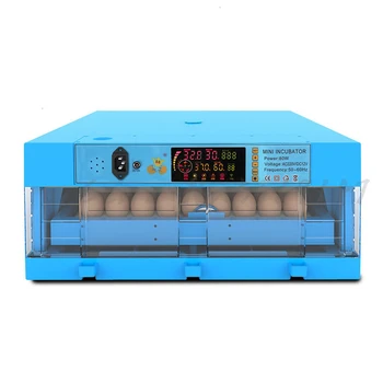 

Variable Capacity Egg Incubator China Automatic Incubadora Transparent Chicken Thermostat for Easy To Use 12V/220V