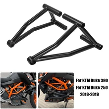 Для KTM Duke 390 Duke 250 Crash Bars мотоцикл шоссе защита двигателя Рамка слайдер протектор черный