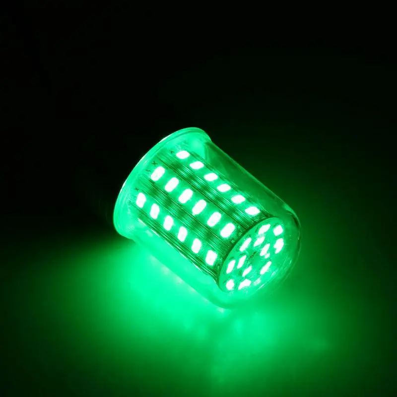 submersible pond lights 30W 12V Super Bright Fishing Light 60 LED Underwater Waterproof IP68 Lures Finder Lamp Attracts Prawns Squid Krill Green White  Lamp Solar Powered Color Changing 