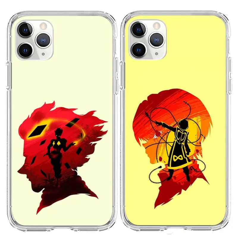 Чехол для телефона с аниме Hunter Iphone 7 8 Plus X Xs Max Xr 11 12 13 Mini Pro SE2 прозрачный мягкий