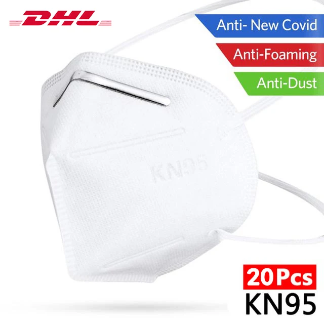 

Express Delivery KN95 Face Masks Anti-Virus Breathable Mouth Mask 95% Filtration Features as KF94 FFP2 N95 FDA