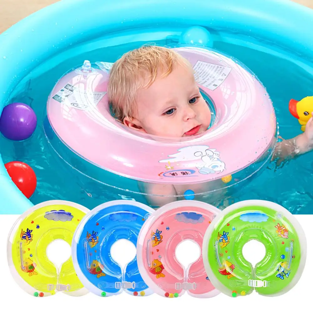 Ring-Tube Bathing Flamingo Infant Float Safety Circle Baby-Accessories Neck Inflatable-Water