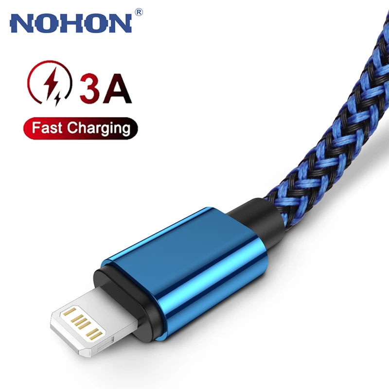 Кабель для зарядки и передачи данных USB 3 м iPhone 13 12 11 Pro Xs Max Xr X 8 7 6s Plus se iPad 3A