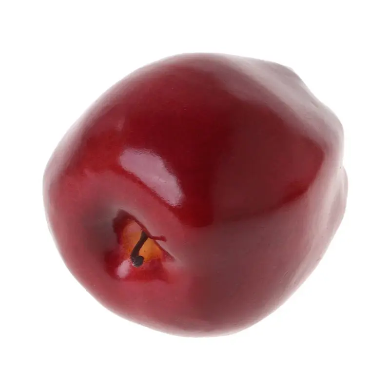 

Realistic Lifelike Artificial Fruit Red Delicious Kitchen Fake Display Food Decorative Craft