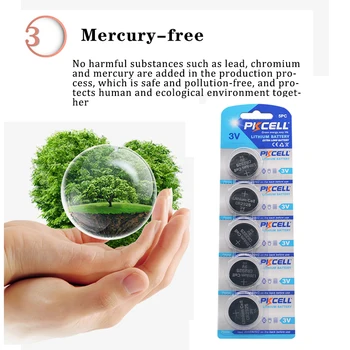 

5Pcs 2325 3V 190mAh lithium Battery CR2325 3V Lithiu Button battery