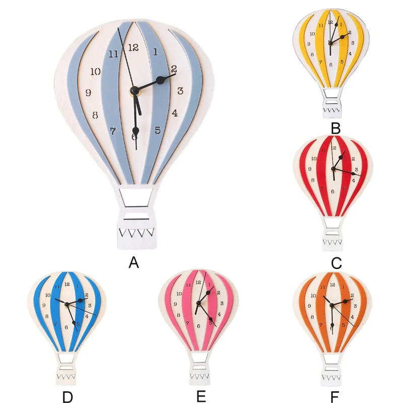 Скандинавском стиле детские Мультяшные воздушные часы бесшумные часы милые настенные часы детские уникальные подарочные украшения для дома