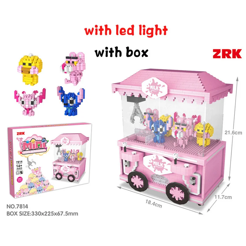 Ceny Fighter Game Model UFO CATCHER cegły budowlane Brinquedos dla dzieci prezent 7808 ZRK mini klocki budynek z kreskówki zabawki VS loz