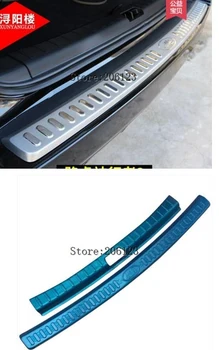 

FIT FOR LAND ROVER LR2 FREELANDER 2 2006-2015 Stainless Steel Rear Bumper Trunk Fender Sill Plate Protector Guard Covers