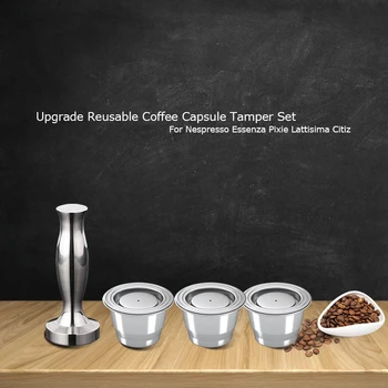 

Nespresso Pixie Cafeteira Refillable Capsule Reusable Coffee Filter Dripper Essenza Capsulas De Cafe Recargables Reutilizables