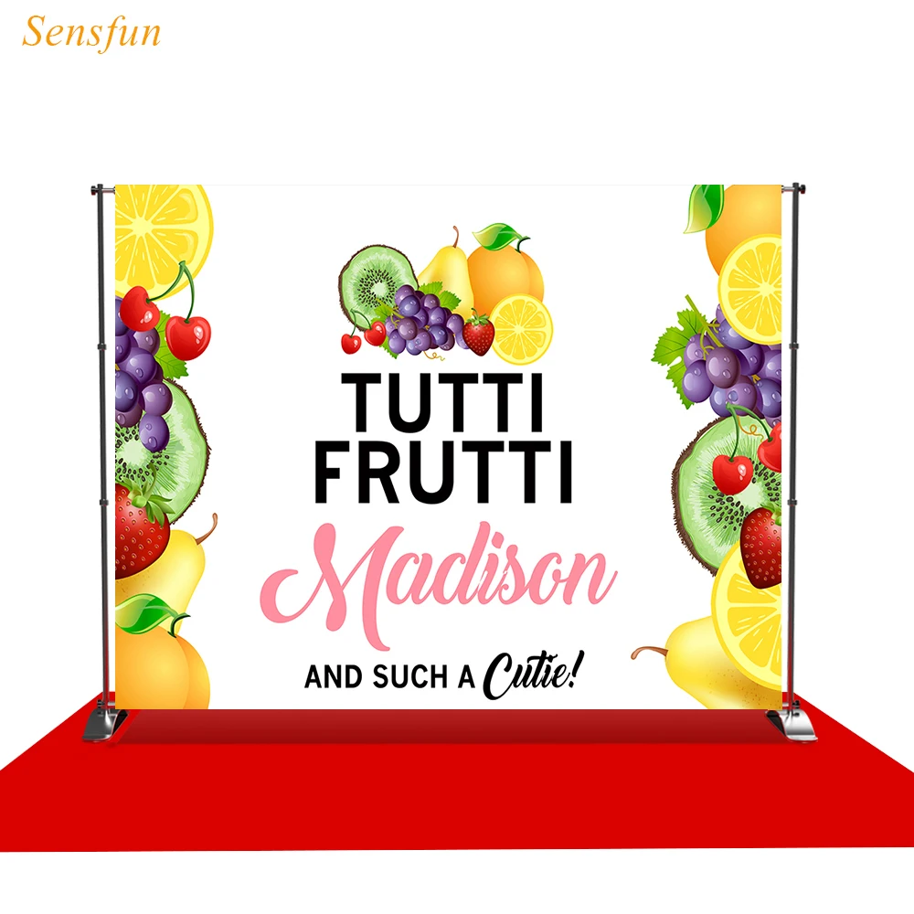 Levoo Photography Background Compleanno Tutti Frutti Custom Photocall Sfondi Fotografici Per Servizio Fotografico