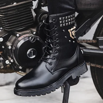 

Winter shoes men's winter boots snow boots motorcycle shoes leather shoes high canvas shoes C long boots men's casual shoes