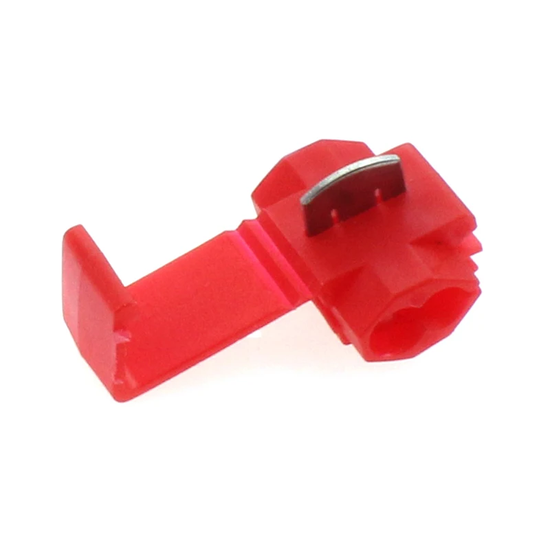 10 pcs/lot Lossless Joint Blue/Red/Yellow Crimp Terminal Quick Lock Wire Electrical Cable Connectors Clip Wire lip