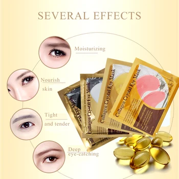 

Crystal Collagen eye cream 10pcs=5Pack Eye Mask Fade Dark Eyes whey protein protei colageno eye patches bioaqua stripe ojeras