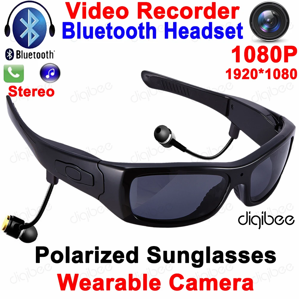 bluetooth camera sunglasses