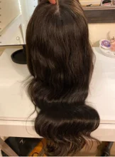 Pelucas de cabello humano brasileño Remy para mujer, postizo de encaje de 4x4 con ondas, línea de pelo prearrancado