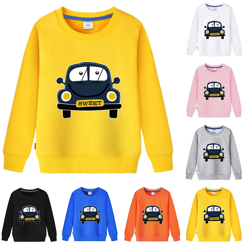 Детский пуловер Свитшоты для мальчиков и девочек свитер Топы маленьких Весенне
