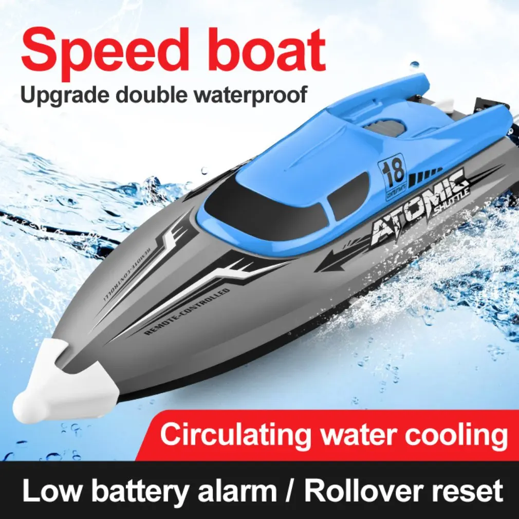 

Remote Control Boat Speed Racing High Speed Water Cooled RC Speedboat Toy Ship Model Educational Children's Toys