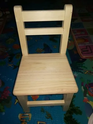 Для детей твердый обеденный стул из дерева задний стул для отдыха