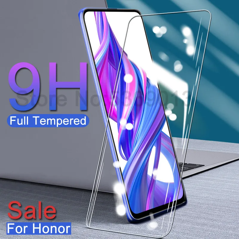 

9H Protective Glass For Huawei Honor 9X 8X 9i 10i 20i 8A 8C Play Honor 20 Lite V20 V10 V9 Tempered Screen Protector Glass Film