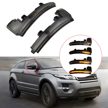 

Dynamic Blinker LED Side Rearview Mirror Turn Signal Light For Land Rover LR4 Discovery Range Rover Sport Evoque MK IV 2013-2018