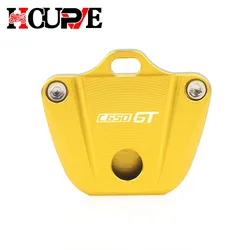 Motorcycle CNC Key Cover & Protective Keychain Case (C650GT GOLD)