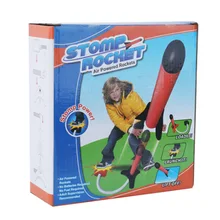 Детская педаль EVA мягкий шар светильник ракета Laucher Эмиссионный Летающий пистолет ракета Laucher Наружная игрушка