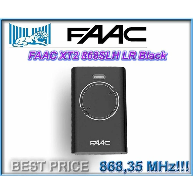 Для FAAC XT2 868 SLH LR дистанционное управление 868,35 МГц прокатки код черный очень