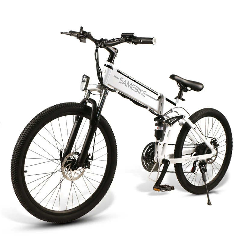 Stock ue originale SAMEBIKE LO26 Mountain bicicletta elettrica 30 km/h 48V  10.4AH 500W Smart pieghevole e bike 26 ''ciclomotore bici  elettrica|Electric Bicycle| - AliExpress