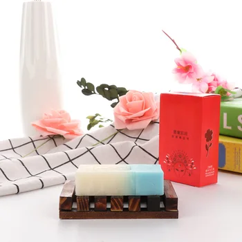 

Moisturizing Deep Cleansing Pore Blackhead Handmade Soap Geranium Cleanser Moisturizing Face Care Wash Base Sea Salt Soap