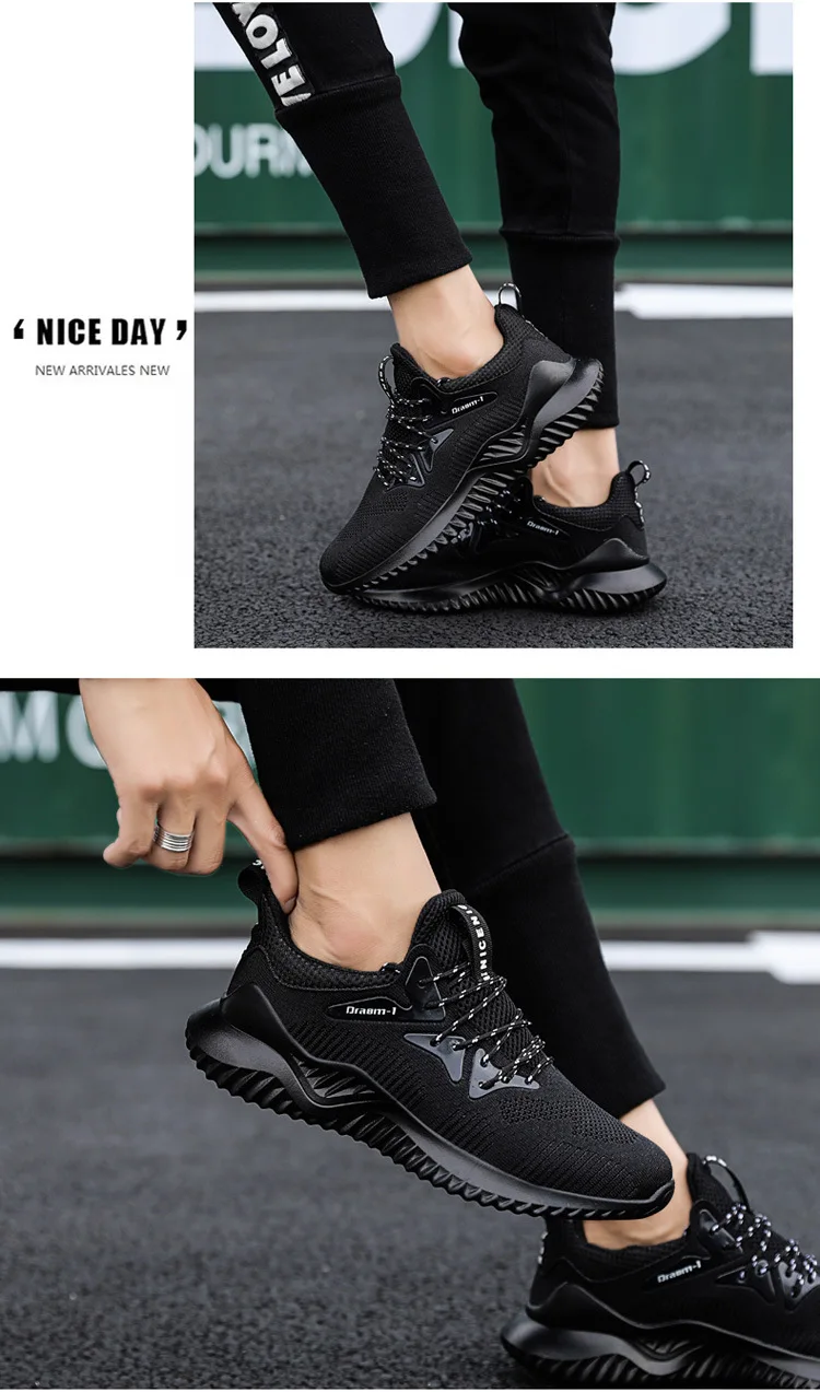 Alpha Dad/Мужская Тканевая обувь для студентов; легкая дышащая Спортивная обувь для бега; Повседневная Белая обувь; трендовая мужская обувь