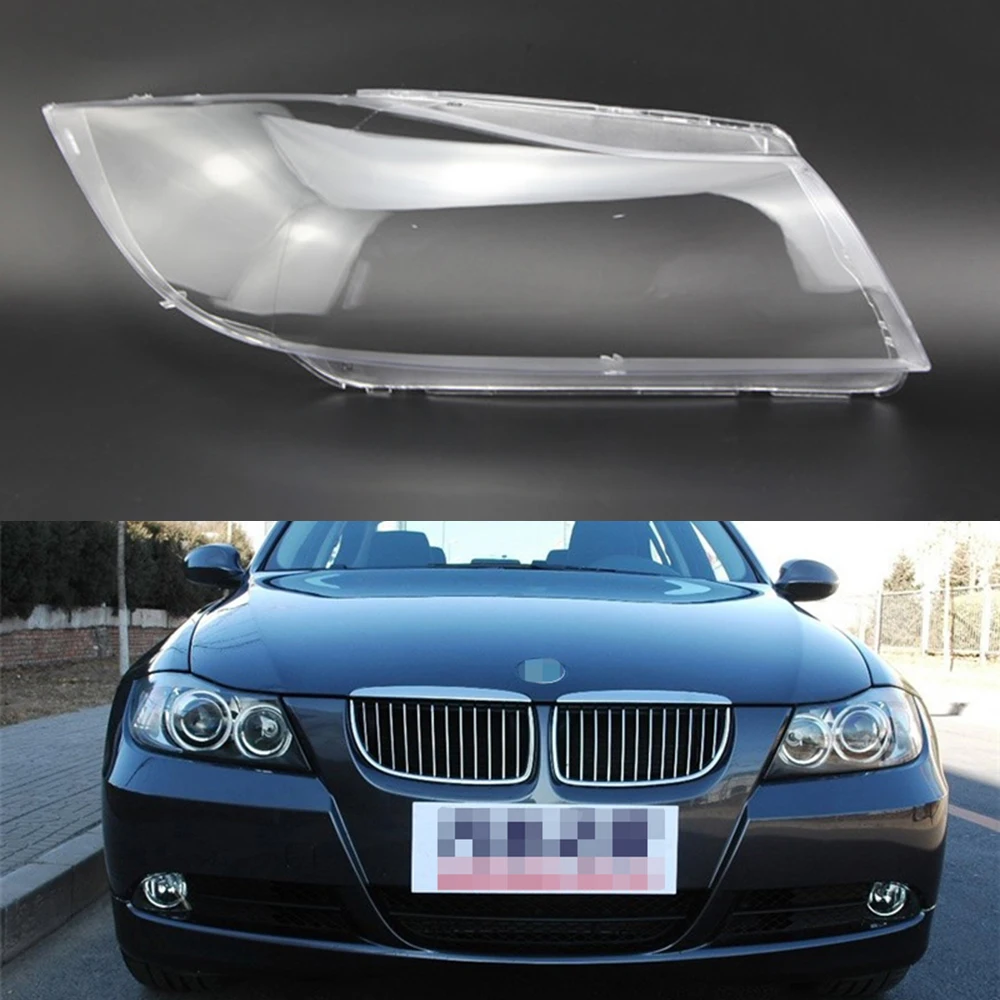 Для BMW 3 серии E90 E91 318i 320i 325i 328i 335i 2009 2010 2011 2012 фары автомобиля прозрачные линзы авто чехол