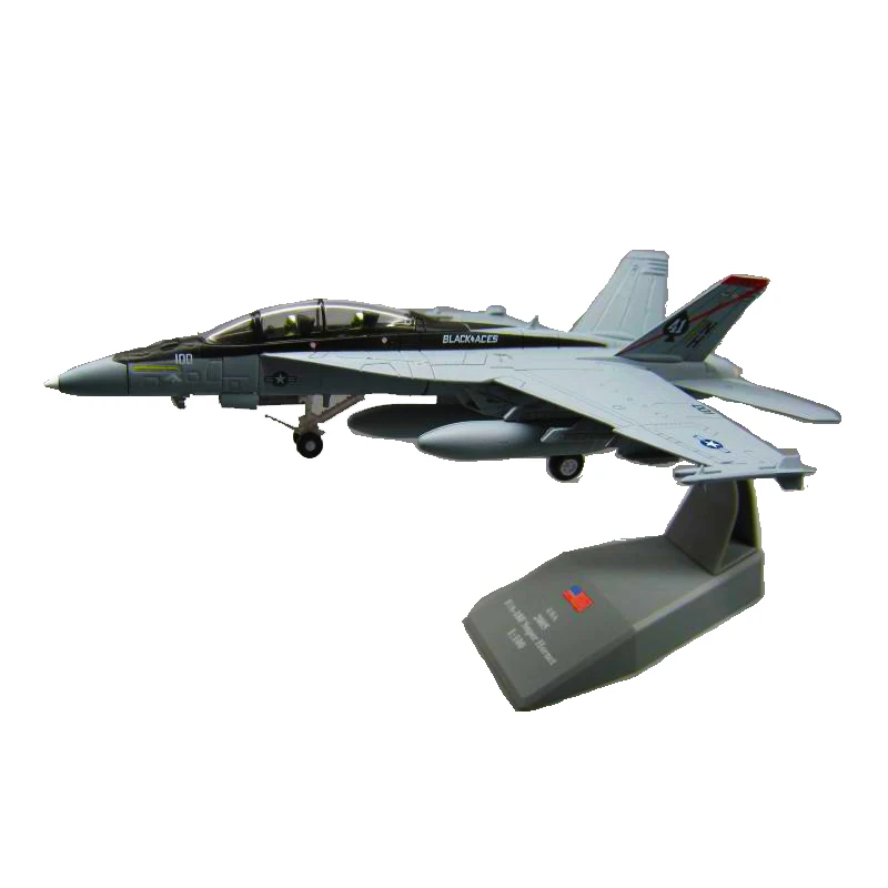 

1/100 Scale F-18 F/A-18 Boeing Hornet Strike Fighter Mdoel Military Toys USA Army Air Force Diecast Metal Plane Show Display Kid