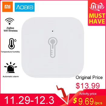 

AQara Smart Temperature Humidity Sensor ZigBee Wifi Wireless Smart Sensor Work With Xiaomi Smart Home Mijia Mi Home APP