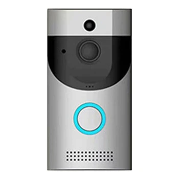 

Smart Doorbell 2.4G Wireless Video Doorbell 720P HD Night Vision Doorbell Remote Intercom, Monitoring Alarm 1.2 MP