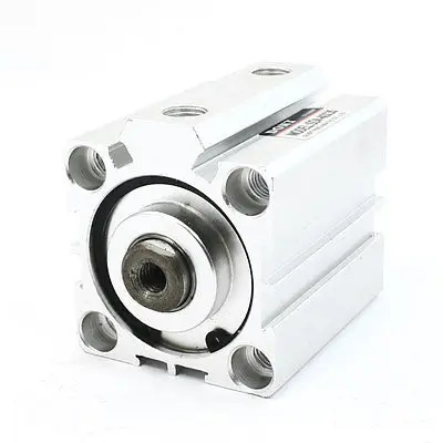 

SDA40X35 40mm Bore 35mm Stroke Double Acting Compact Air Cylinder Silver Tone