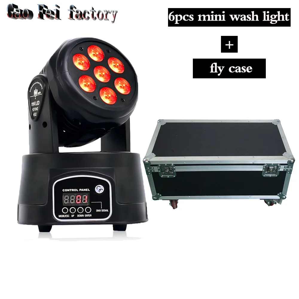 flight case with rgbw moving head stage light 7x12W led DMX Wash dj stage light disco party light moving heads flight case with rgbw moving head stage light 7x12W led DMX Wash dj stage light disco party light moving heads