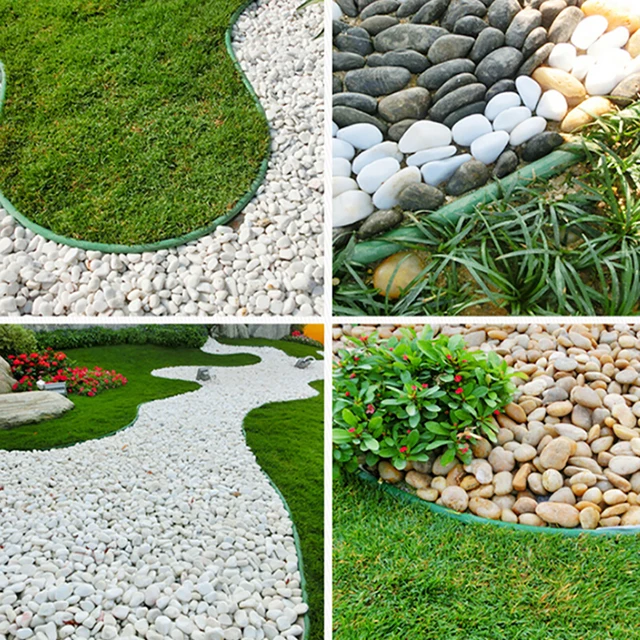 1 A Kerti Gyep Műanyag Kőszigetelő Út Teraszos Gátfájl Zöld Öv Fű Széle Kerítéssel Könnyen Összeállítható - Image 3