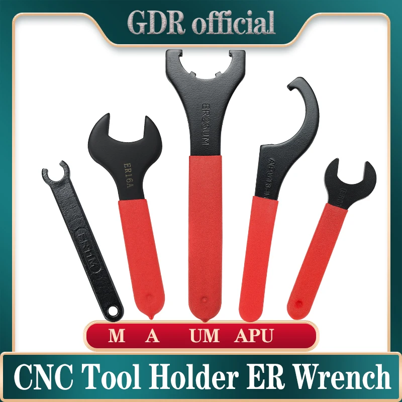 ER iso apu wrench er ER8 ER11 ER16 ER20 ER25 ER32 ER40 ISO20 ISO25 ISO30 APU13 APU16 C25 C32 C40 ER16MS ER20MS wrench nut