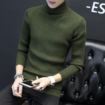 

2020 Sweater Mens Autumn Long Sleeve O-Neck Sweaters Wool Warm Men Fashion Pullover High Quality Casual Winter Pullovers S-3XL
