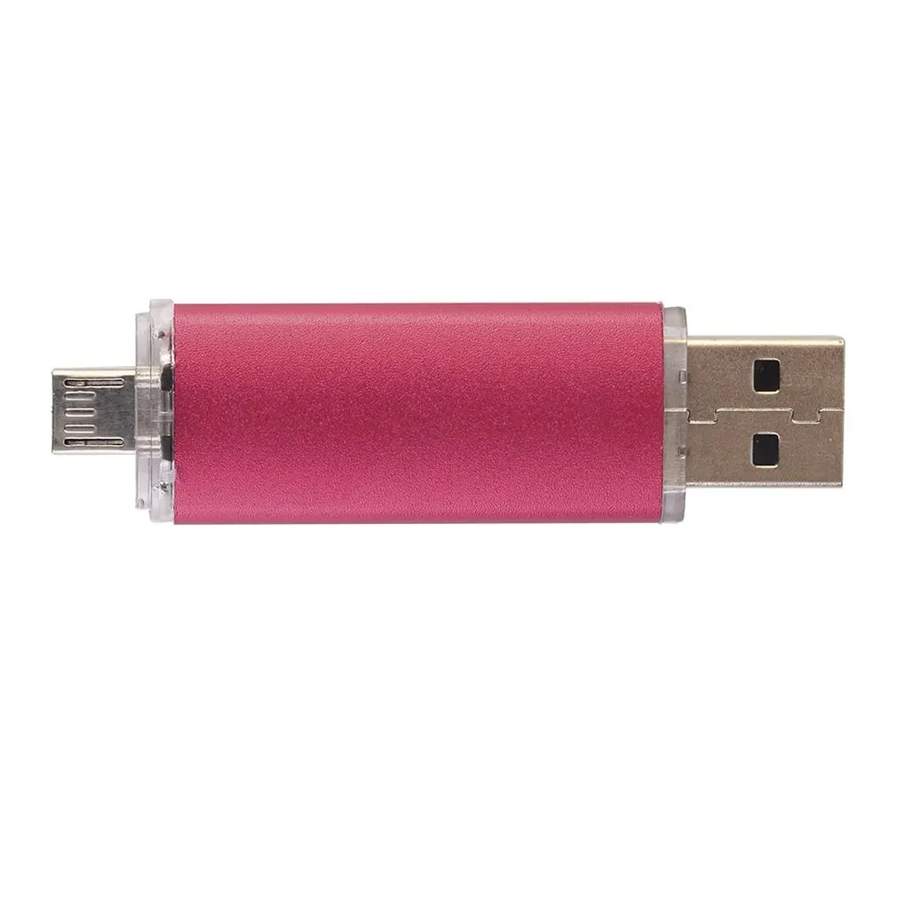 8G двойной 2 в 1 Micro USB 2,0 флеш-накопитель U диск для телефонов ПК для Android устройств в качестве USB или Micro USB порта