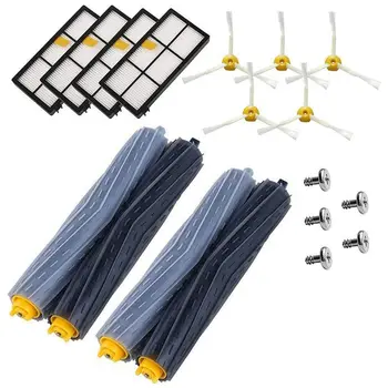 

Replace Brush Kit Parts Accessories for iRobot Roomba 800 805 860 861 870 871 880 885 890 900 960 980 series, a set of 18