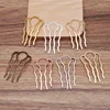 2pcs/lot Teeth Brass Hair Comb Claw Hairpins For Jewelry Accessories DIY Handmade Material Headwear Supplies For Jewelry 069 ► Photo 3/6