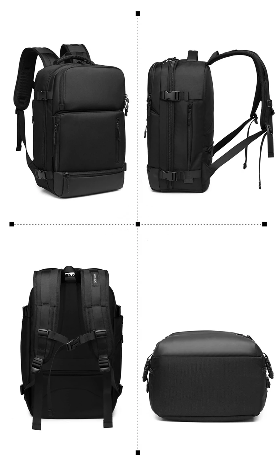Neouo Business Anti-Theft Travel Laptop Backpack All Angles