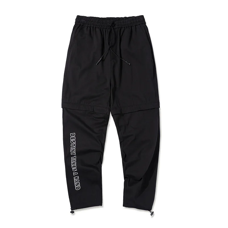 

Yi dao Vintage Spring New Style CHIC Ankle Banded Pants Popular Brand Loose-Fit Capri Pants Men And Women Removable Shoulder Clo